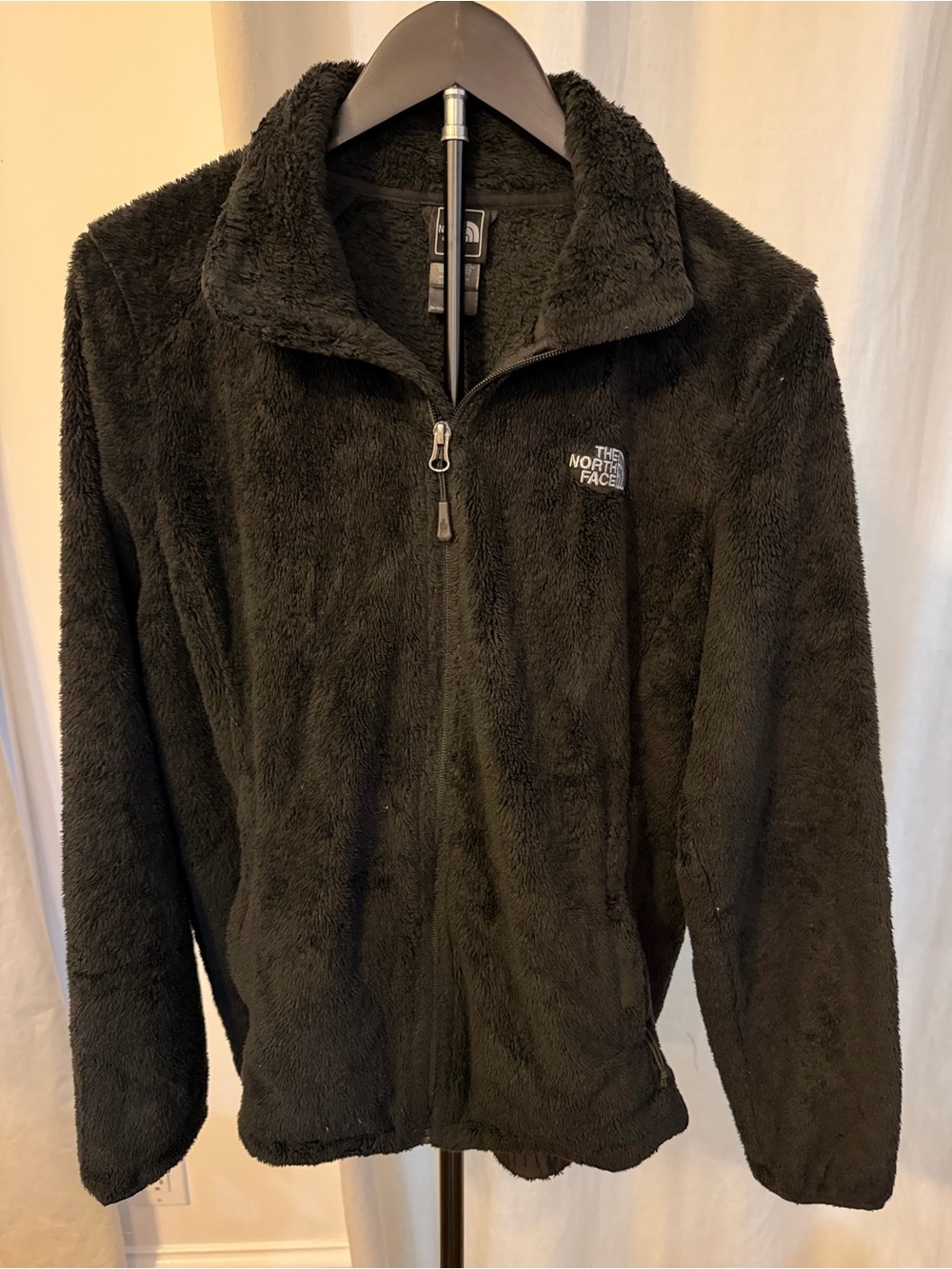 The North Face Women's Black Teddy Fleece Full Zip Jacket